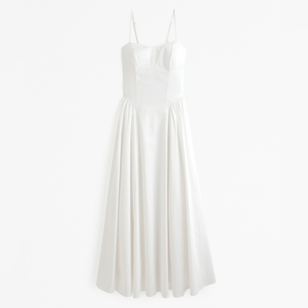 Abercrombie Dipped-Waist Sweetheart Dress
